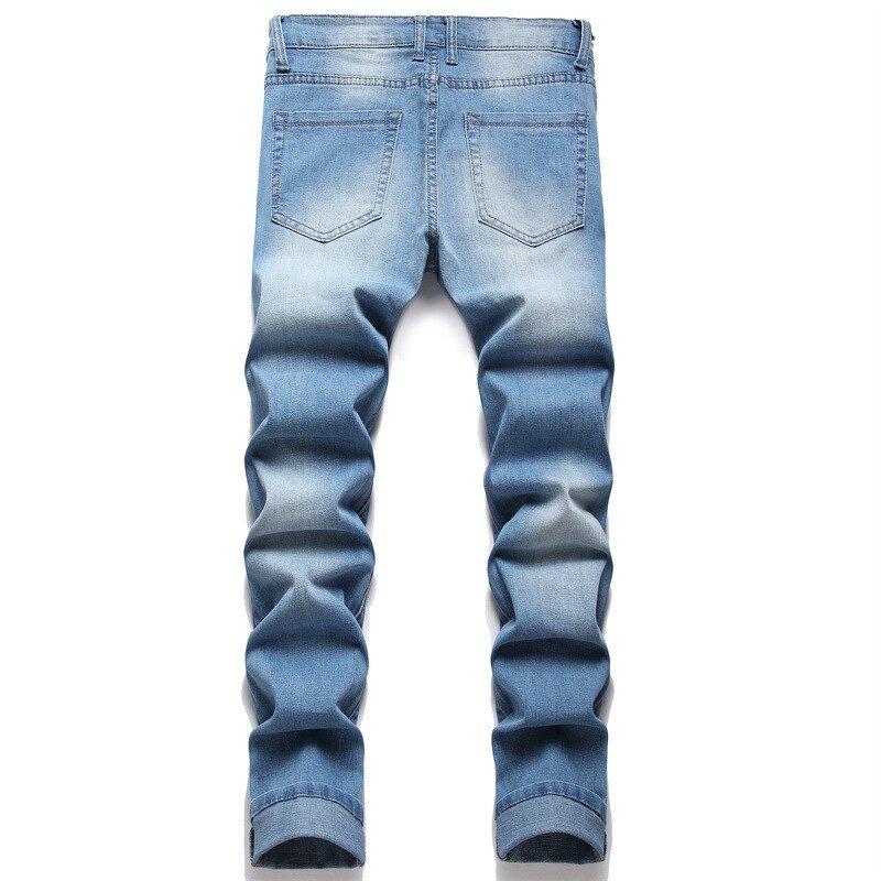 Jeans Factory - 2024 Summer Custom High Quality Wash Skinny Fit