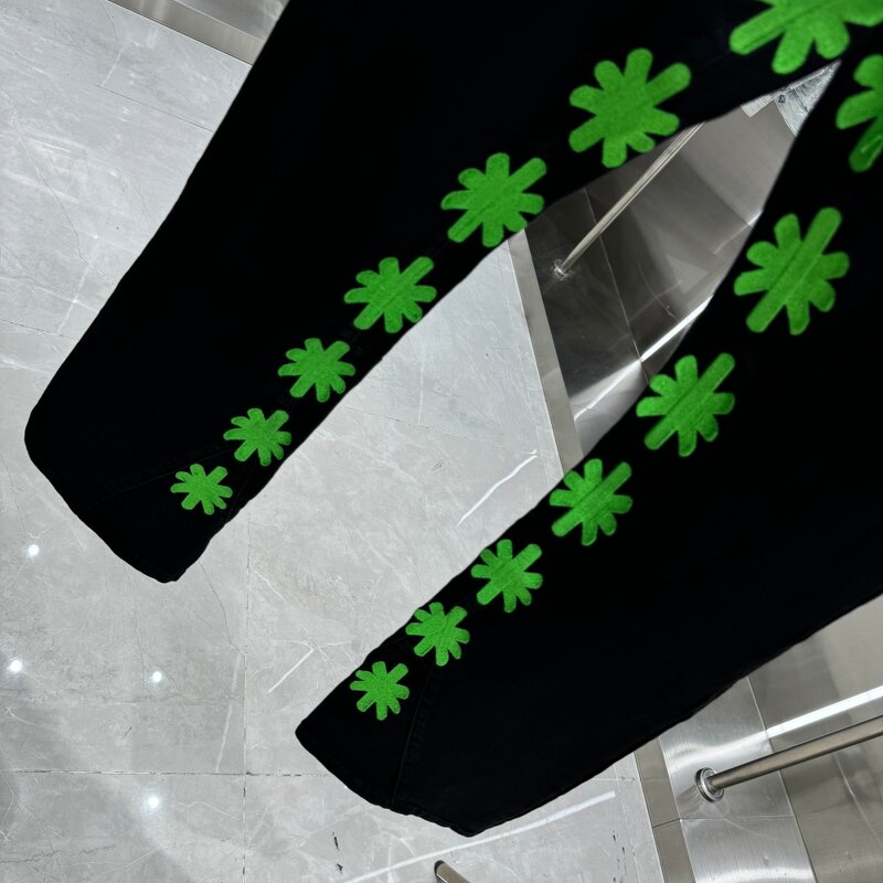 Jeans Factory - Wholesale High Quality Black Y2K LOSTSHDWS Trousers