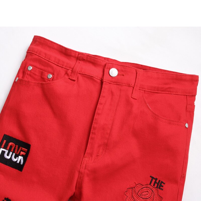 Jeans Factory - 2024 Summer Custom High Quality Wash Skinny Fit