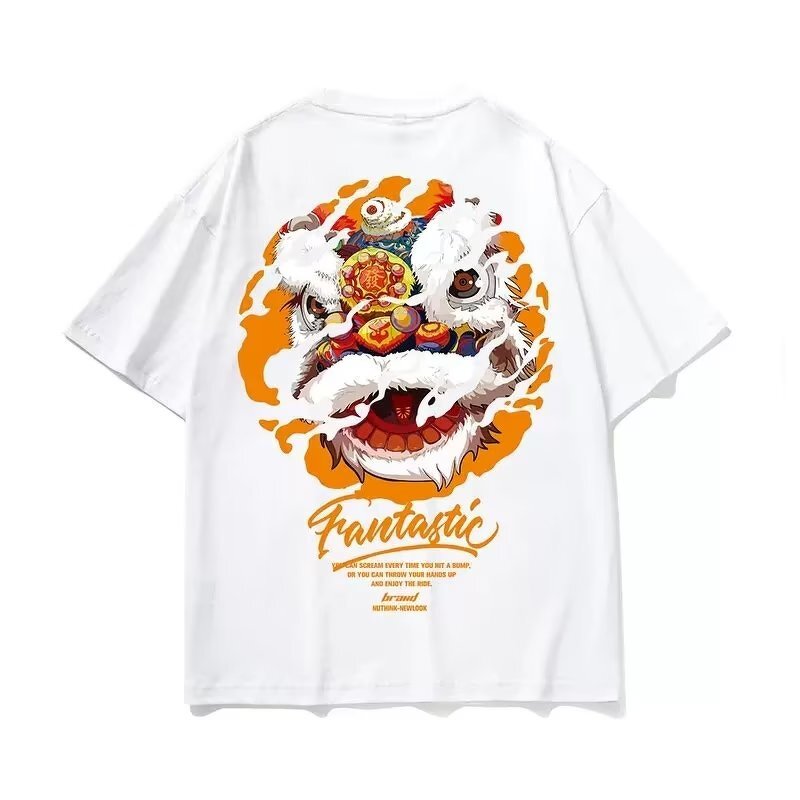 T-Shirt Factory - Manufacturer Supply Drop Shoulder Pattern Custom