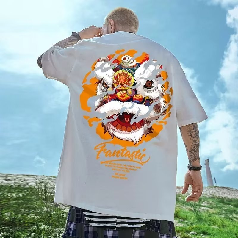 T-Shirt Factory - Manufacturer Supply Drop Shoulder Pattern Custom