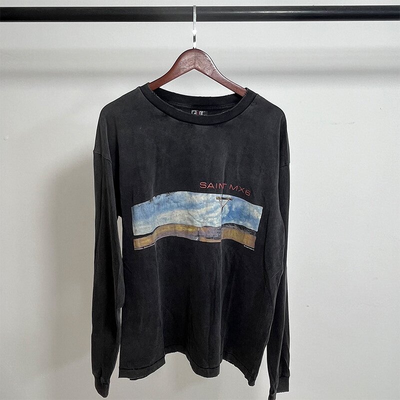 T-Shirt Factory - High Quality SAINT MICHAEL Oversized Acid Wash