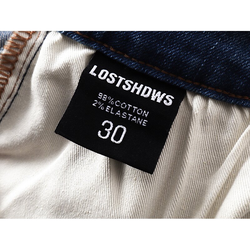 Jeans Factory - Luxury Brand LOSTSHDWS Baggy Stretch Ripped