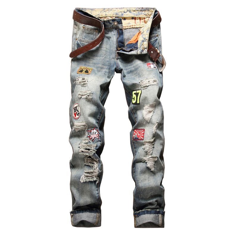 Jeans Factory - High Quality Italy Dragon Tiger Embroidery Plus Size