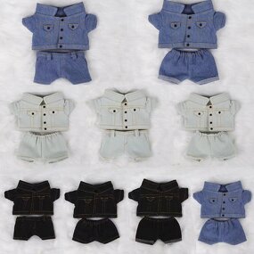 Doll Clothing Factory - Mini Cotton Doll Pajamas Set Wholesale
