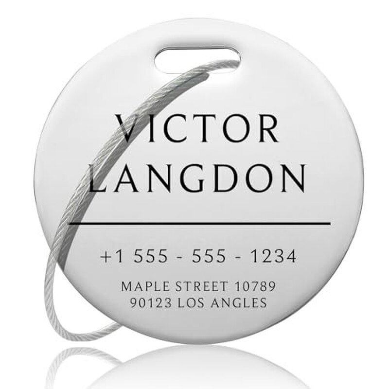 Luggage Tag Factory - Factory Customized Sublimation Metal Blank