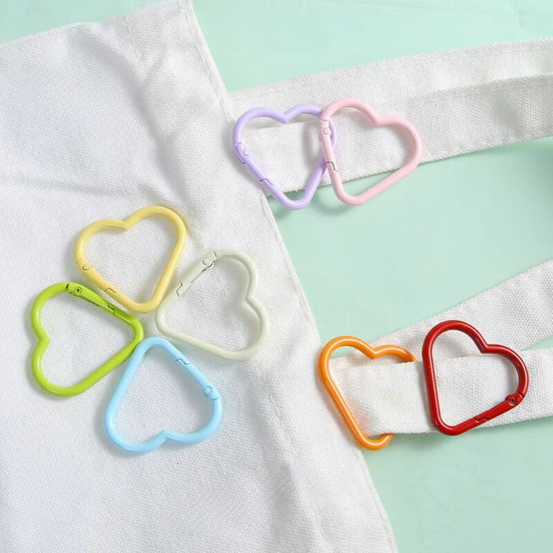 Pendant Factory - Alloy Open Ring with Big Love Spring for Buckle