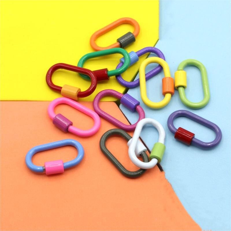 Connector Ring Factory - Two-Tone Painted O-Shaped Turnbuckle Oval