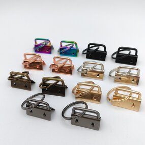 Key Fob Hardware Factory - 25mm Wristlet Clamp Split Ring DIY