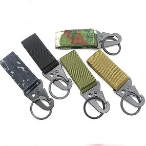 Key Ring Holder Factory - Nylon Webbing Alloy Seat Belt Buckle