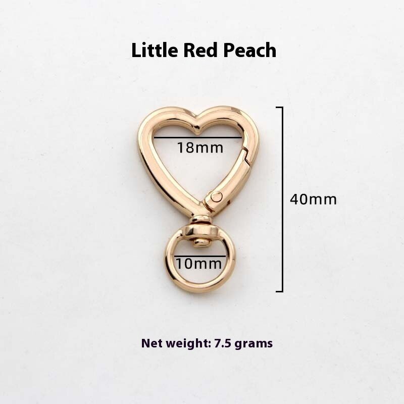 Keychain Factory - Hot Selling Heart Coil Spring Rotating Bag