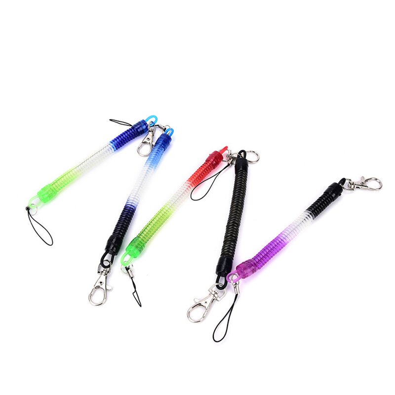 Keychain Lanyard Factory - Colorful Retractable Spring Coil Elastic