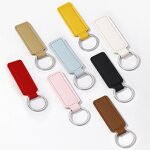 Keychain Factory - Custom Logo PU Leather UV Printed Car Key Tag