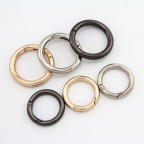 Key Rings Factory - Wholesale Zinc Alloy Spring Carabiners for Bag