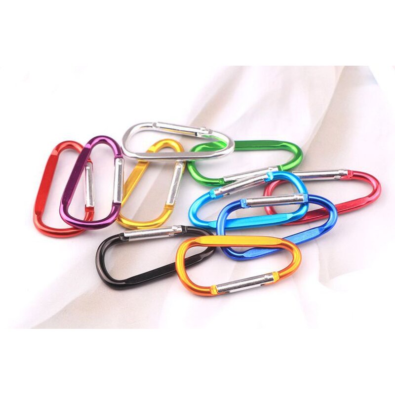 Carabiner Factory - Colorful Aluminum D-Ring Clip Outdoor Camping