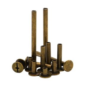 Chicago Screws Factory - Antique Bronze Binding Posts Metal Studs