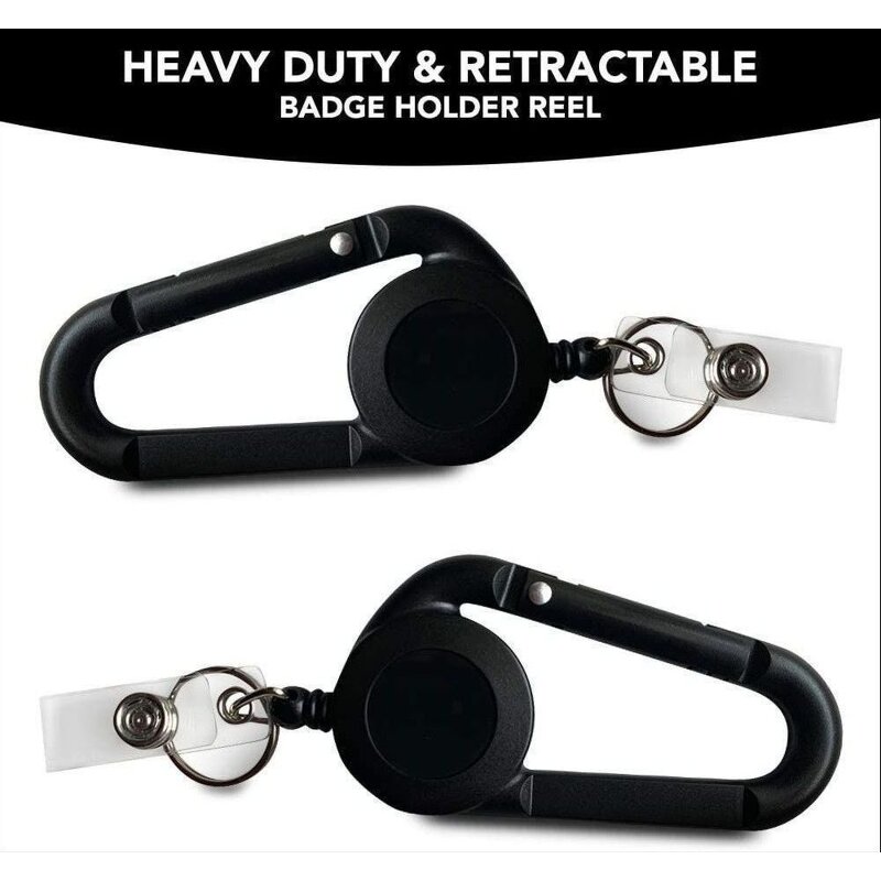 Badge Reel Factory - Classic Style ABS Retractable Carabiner Holder