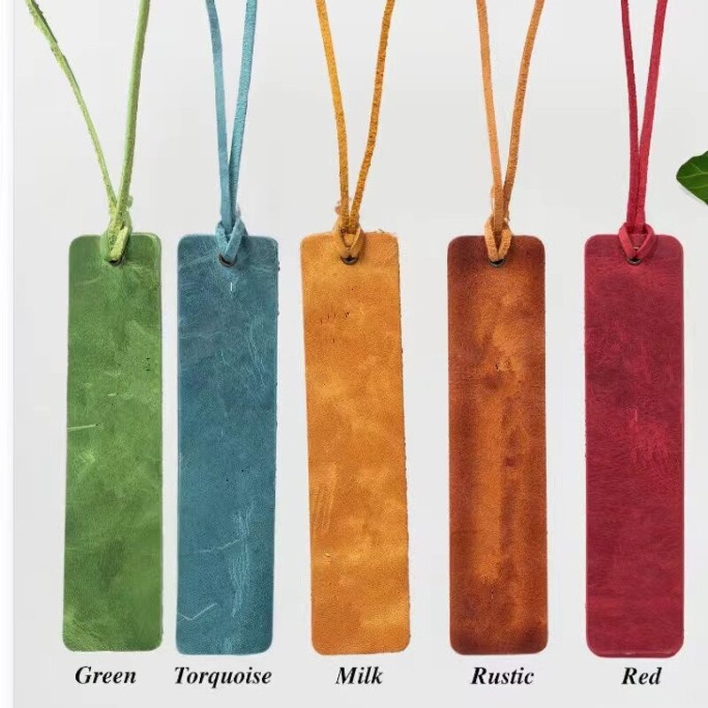 Bookmark Factory - Custom Logo PU Leather Tassels Promotional Gift