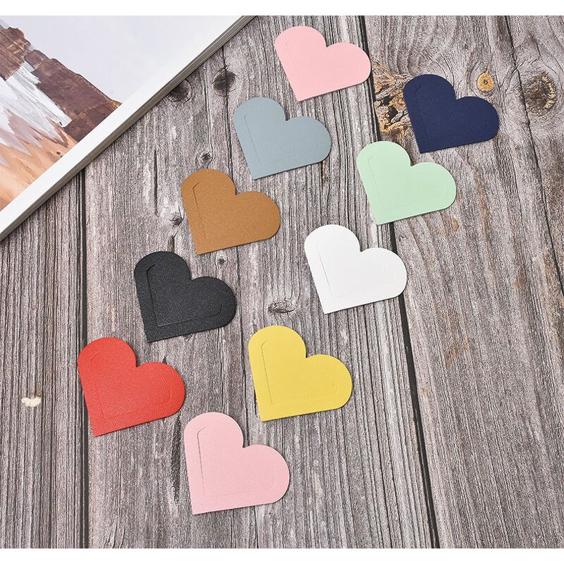 Bookmark Factory - Custom Logo Eco-Friendly Embossed Heart Shape