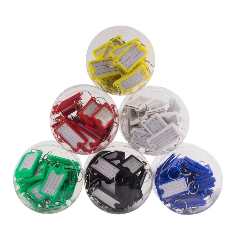 Keychain Factory - Hotel Room Luggage PP Plastic square Key Tag