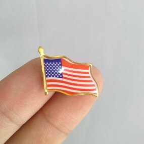 Metal Badge Factory - Custom 2.1cm with Country Flags Advertising
