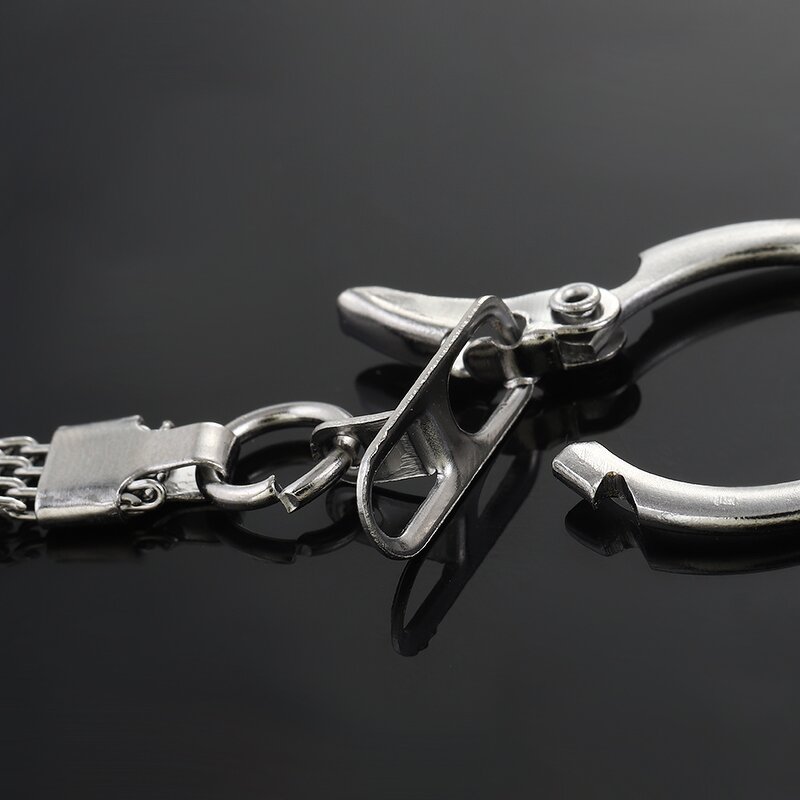 Buckle Factory - 21.8x63.5mm Metal Round with Belt Key Ring