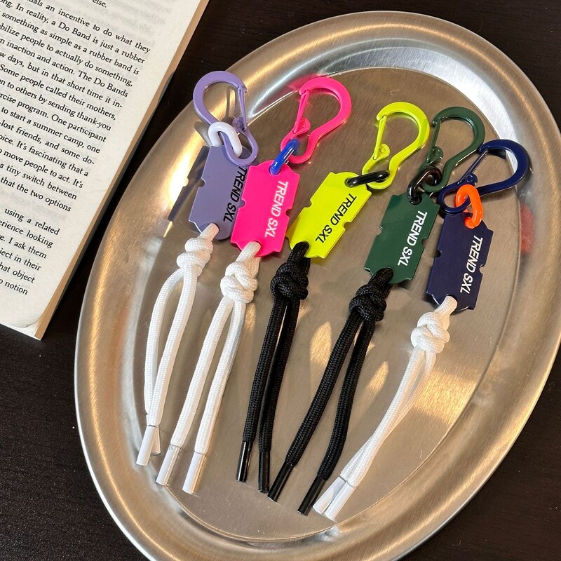 Key Ring Factory - Colorful Fashion Carabiner Tag Rope Strap