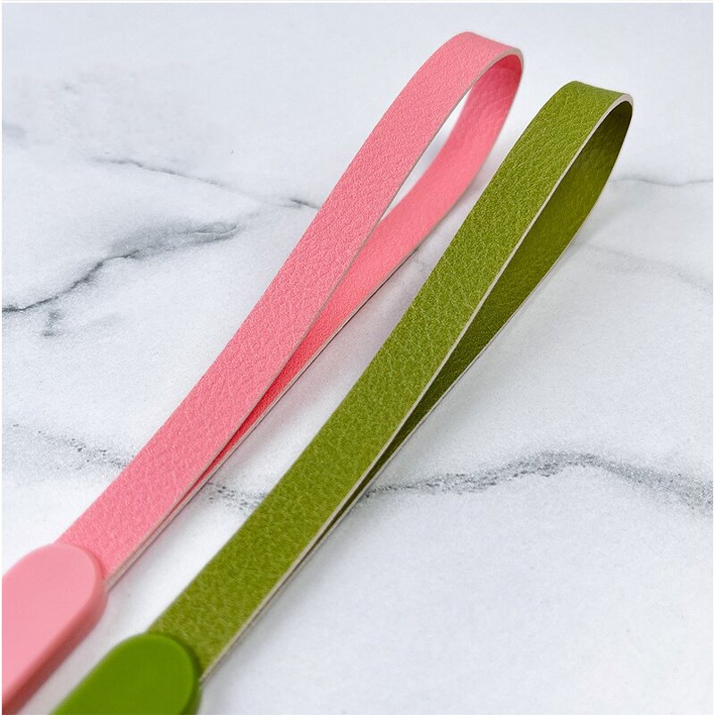 Wrist Strap Factory - PU Leather Litchi Texture Short Hand Rope