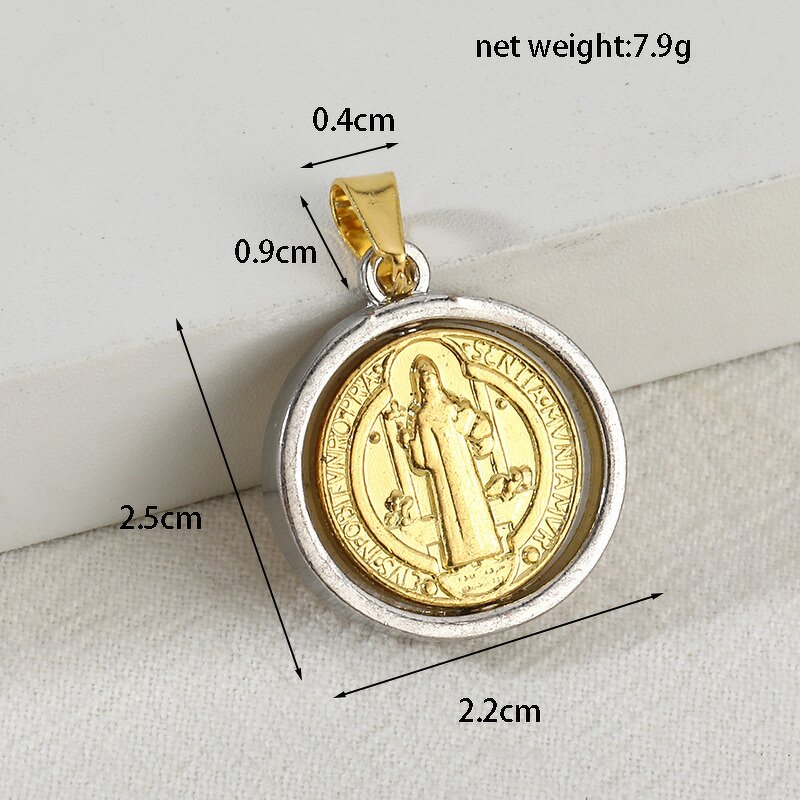 Keychain Factory - New Saint Benedict Cross Christian Prayer Gift