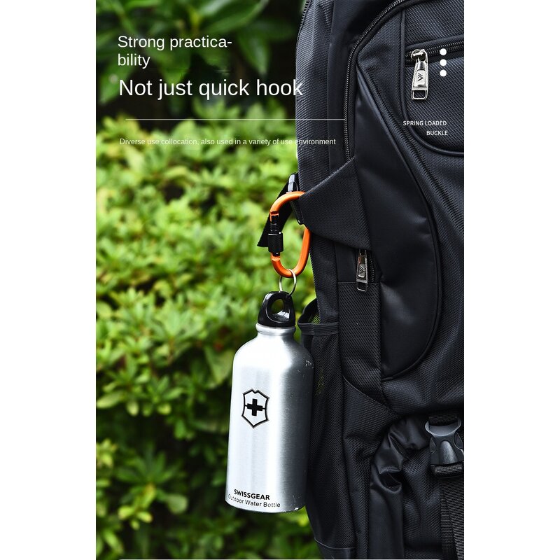 Carabiner Factory - Aluminum Alloy Heavy Duty D-Shape -20kg Capacity