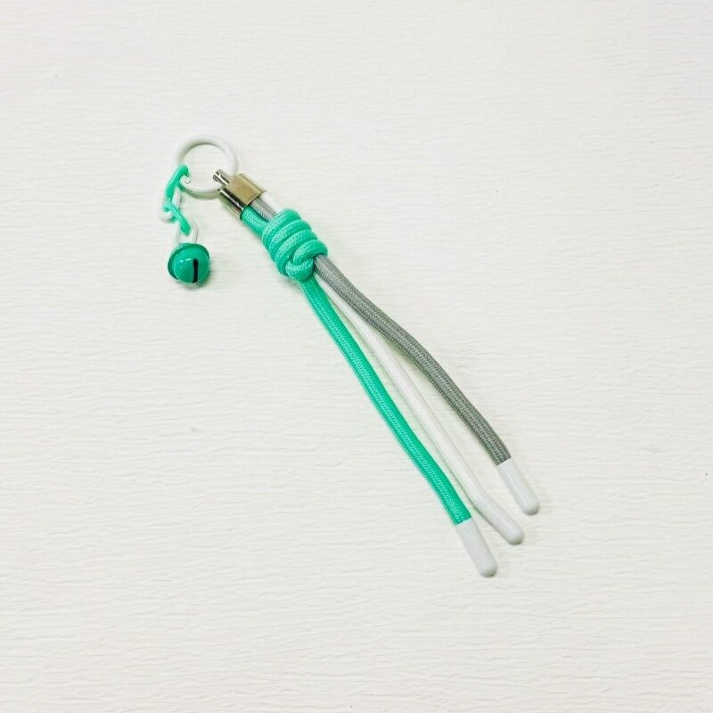 Lanyard Factory - Handmade Braided Polyester with Cute Bell Keychain