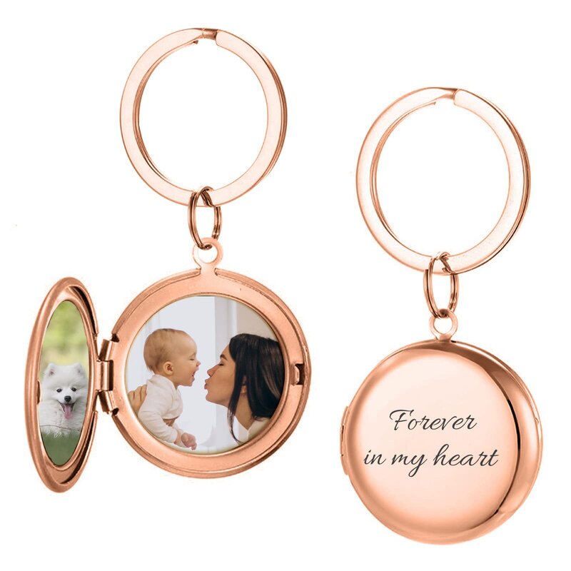 Keychain Factory - Customized Metal Laser-engraved Heart-shaped