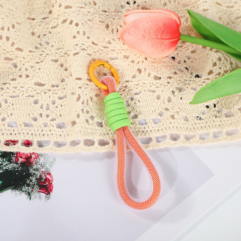 Keychain Factory - Pastel Rope Loop Lanyard Strap Bag Pendant