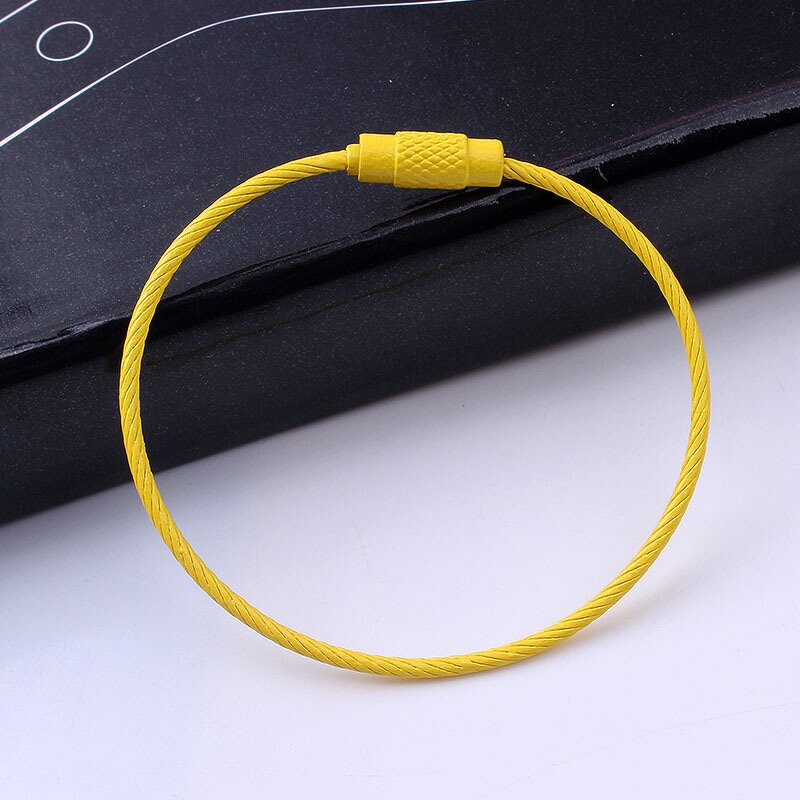 Key Chain Factory - Simple Cheap 10pcs Stainless Steel Colored Wire