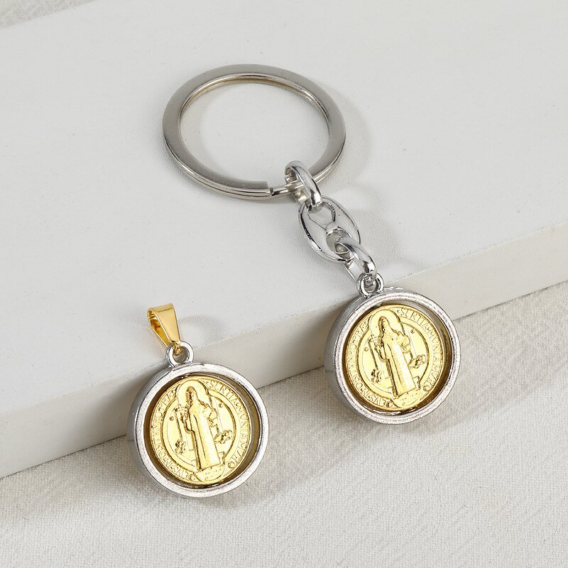 Keychain Factory - New Saint Benedict Cross Christian Prayer Gift