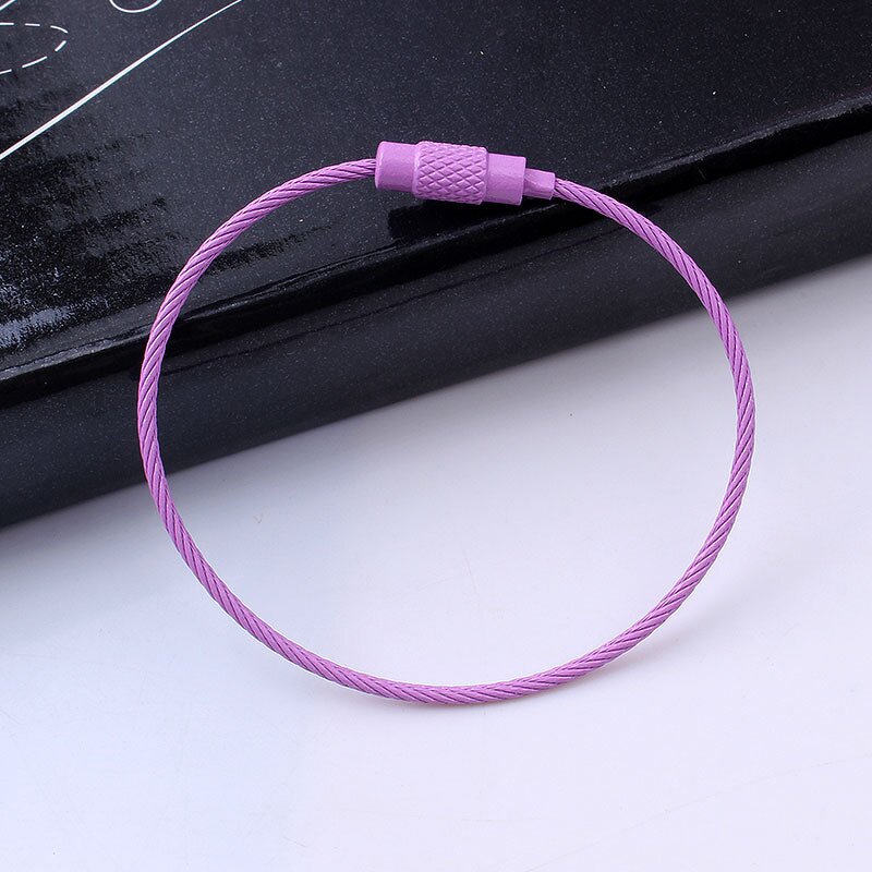 Key Chain Factory - Simple Cheap 10pcs Stainless Steel Colored Wire