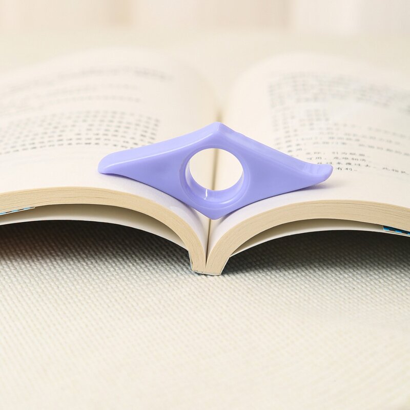 Book Holder Factory - Portable Acrylic Thumb Finger Ring Reading Aid