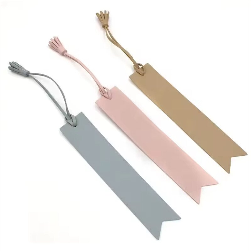Leather Bookmark Factory - Double-Sided Tassel Reading Page Marker