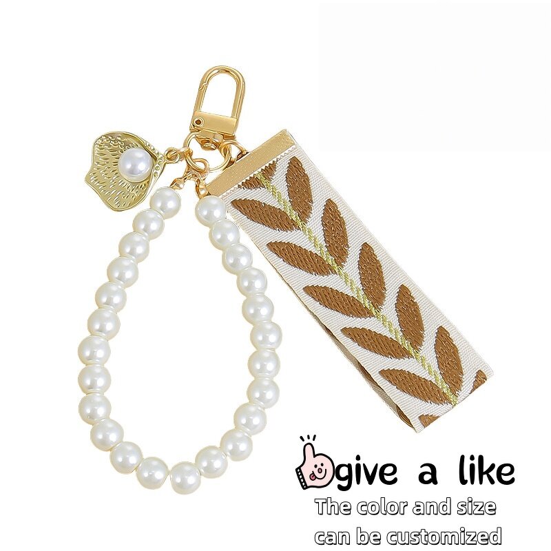 Bag Charms Factory - Vintage Alloy Shell Pearls Hanging Chain