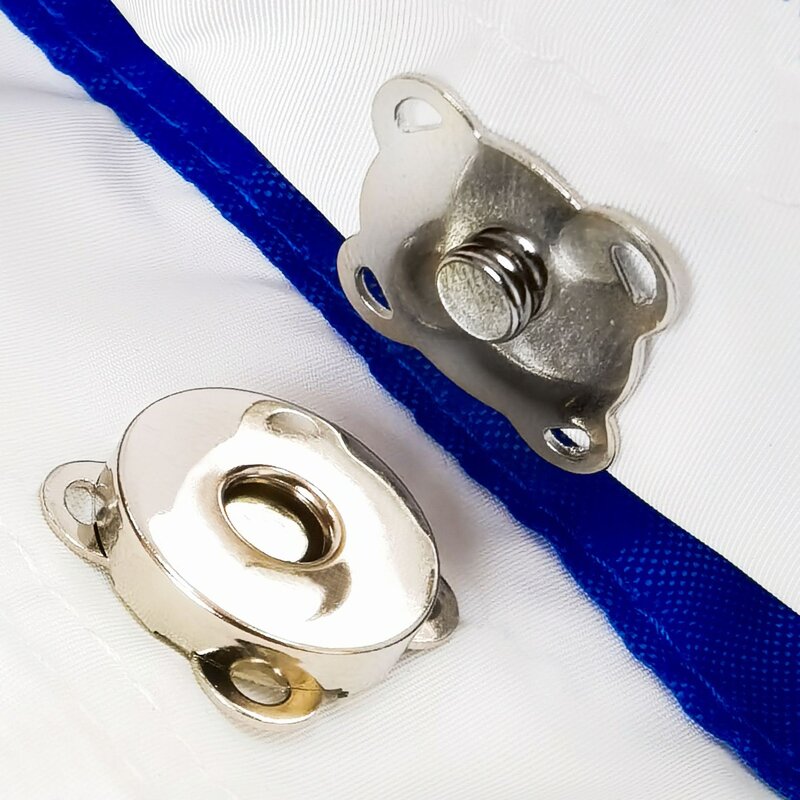 Magnetic Snaps Factory - Sew on Flower Shape Bag Clasp Fastener