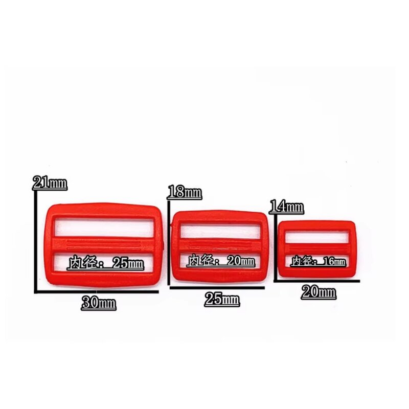 Buckle Factory - 3-Position Ladder Lock Colorful Plastic Adjustable