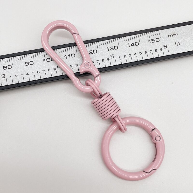 Keychain Factory - Colorful Zinc Alloy Swivel Clasp with Round Ring