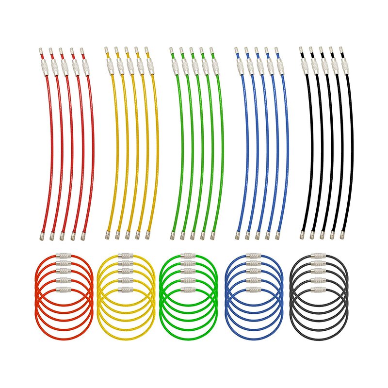 Wire Rope Factory - Low Price Color Coated Steel Dazzling Color