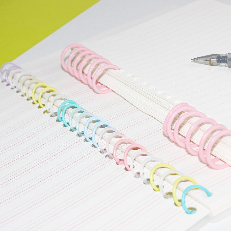 Binder Rings Factory - Wholesale Macaron Color Loose-Leaf Snap Lock