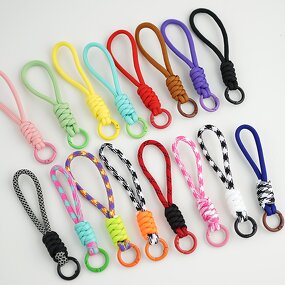 Keychain Factory - Handmade Simple Braided Rope Mobile Phone Pendant