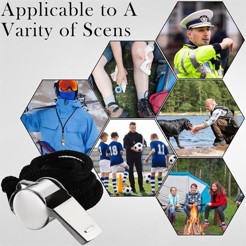 Sports Whistle Factory - Custom Logo Stainless Steel Referee Loud