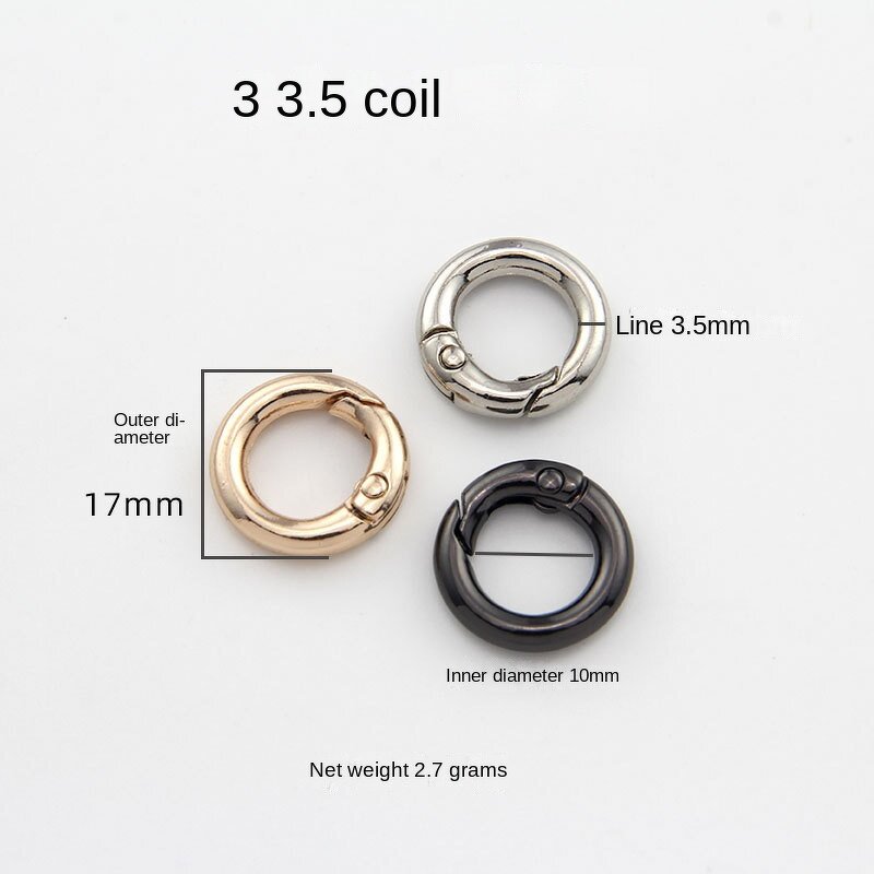 Key Rings Factory - Wholesale Zinc Alloy Spring Carabiners for Bag