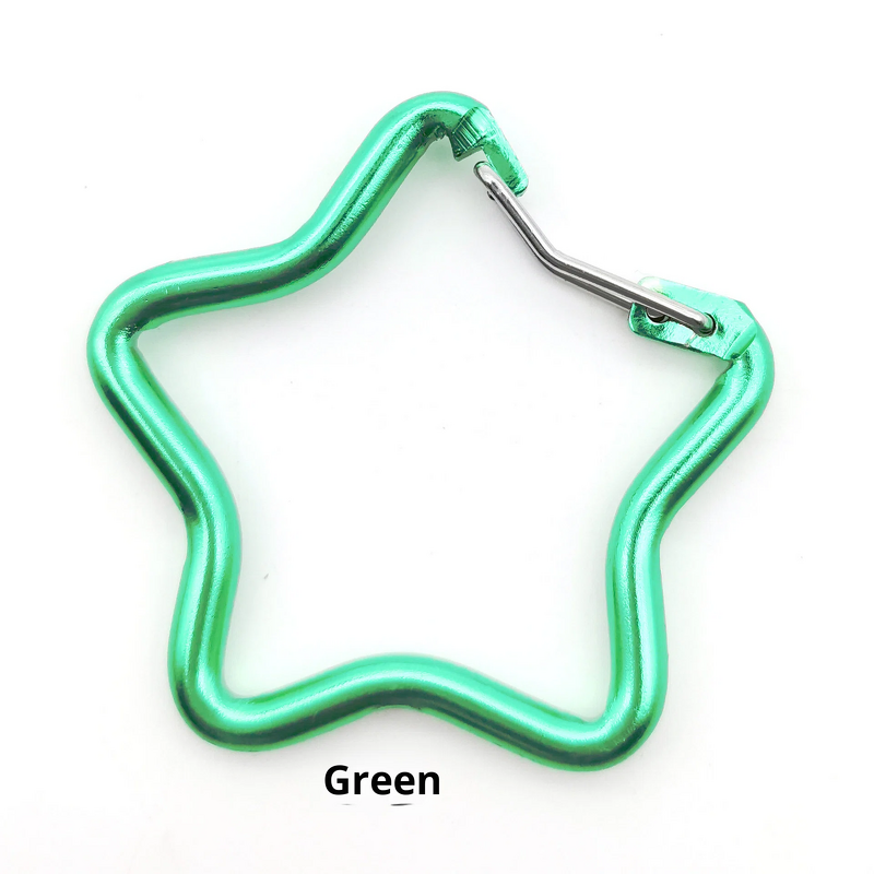 Carabiner Clip Factory - Multi-Color Lightweight Star Spring Gate