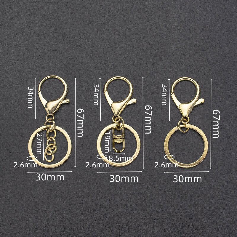 Lobster Clasp Factory - Wholesale Zinc Alloy Figure-8 Hook 3-Piece