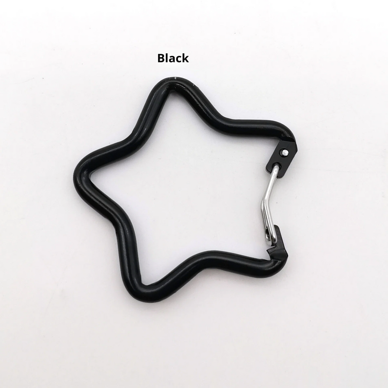 Carabiner Clip Factory - Multi-Color Lightweight Star Spring Gate